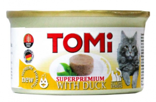 Tomi Tahılsız Ördekli Yetişkin 85 gr Kedi Maması kullananlar yorumlar